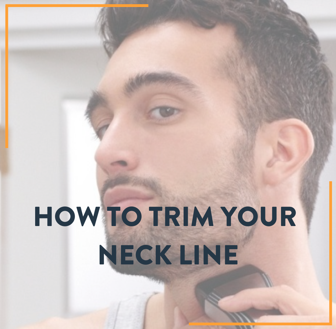 How to trim your beard neck line