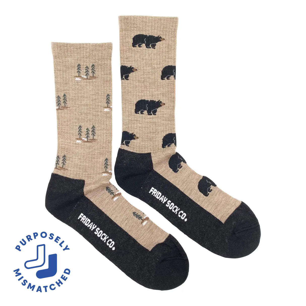Friday Sock Co. | Men's Bear & Tree Merino Wool