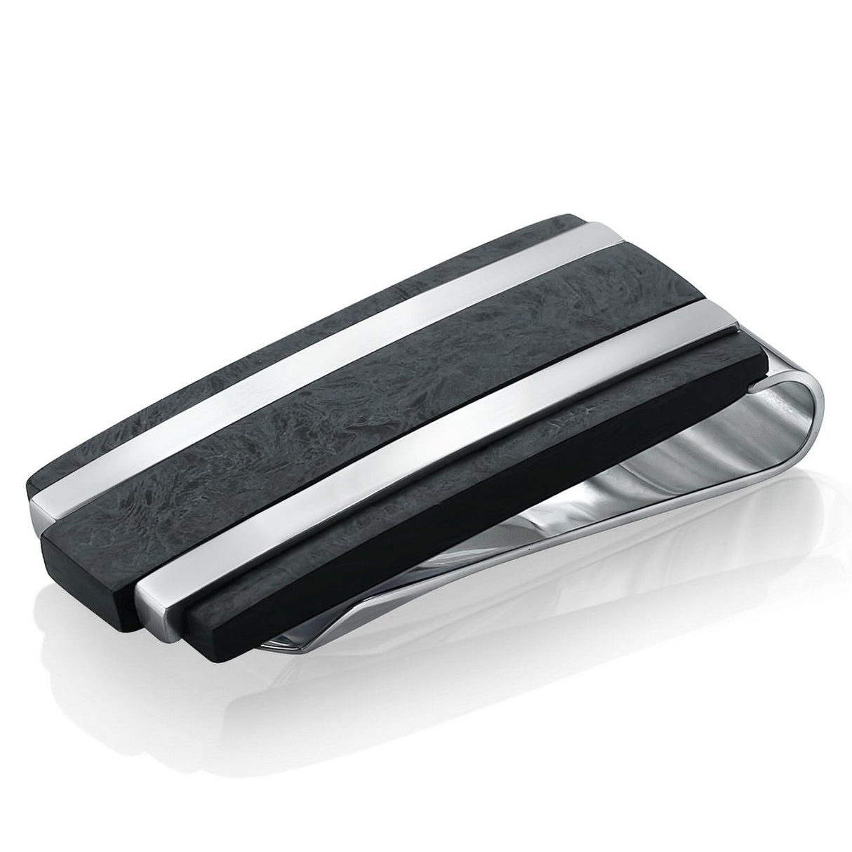 Italgem Steel | S.Steel Carbon Fibre Moneyclip