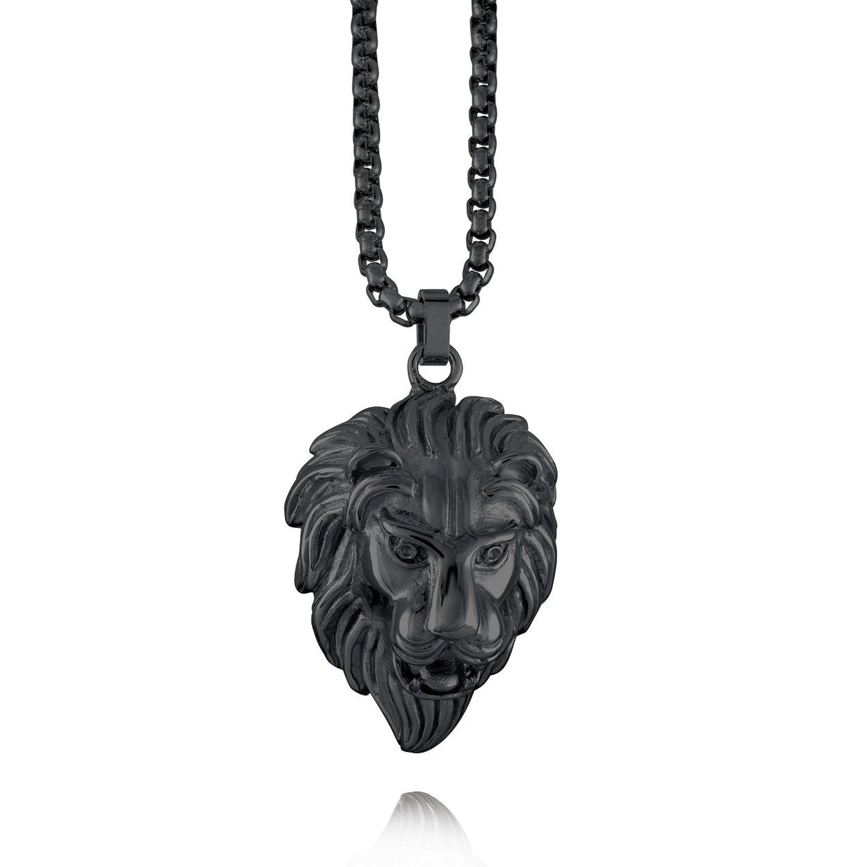 Italgem Steel | Black-Matte-IP Lion-Head 24"