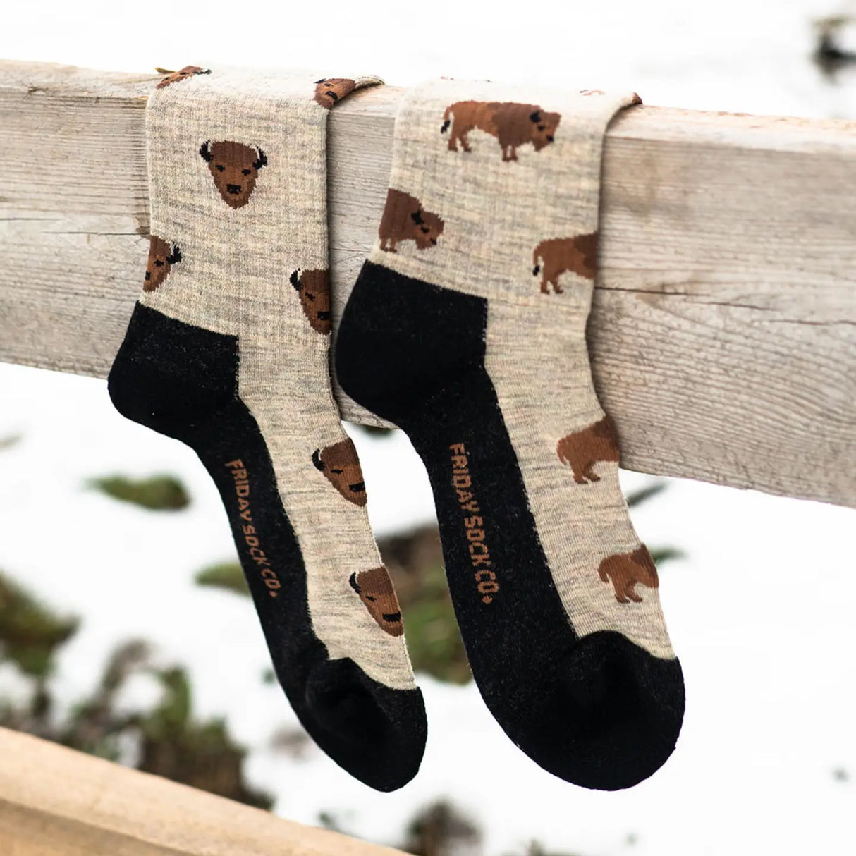 Friday Sock Co. | Men's Bison Merino Wool