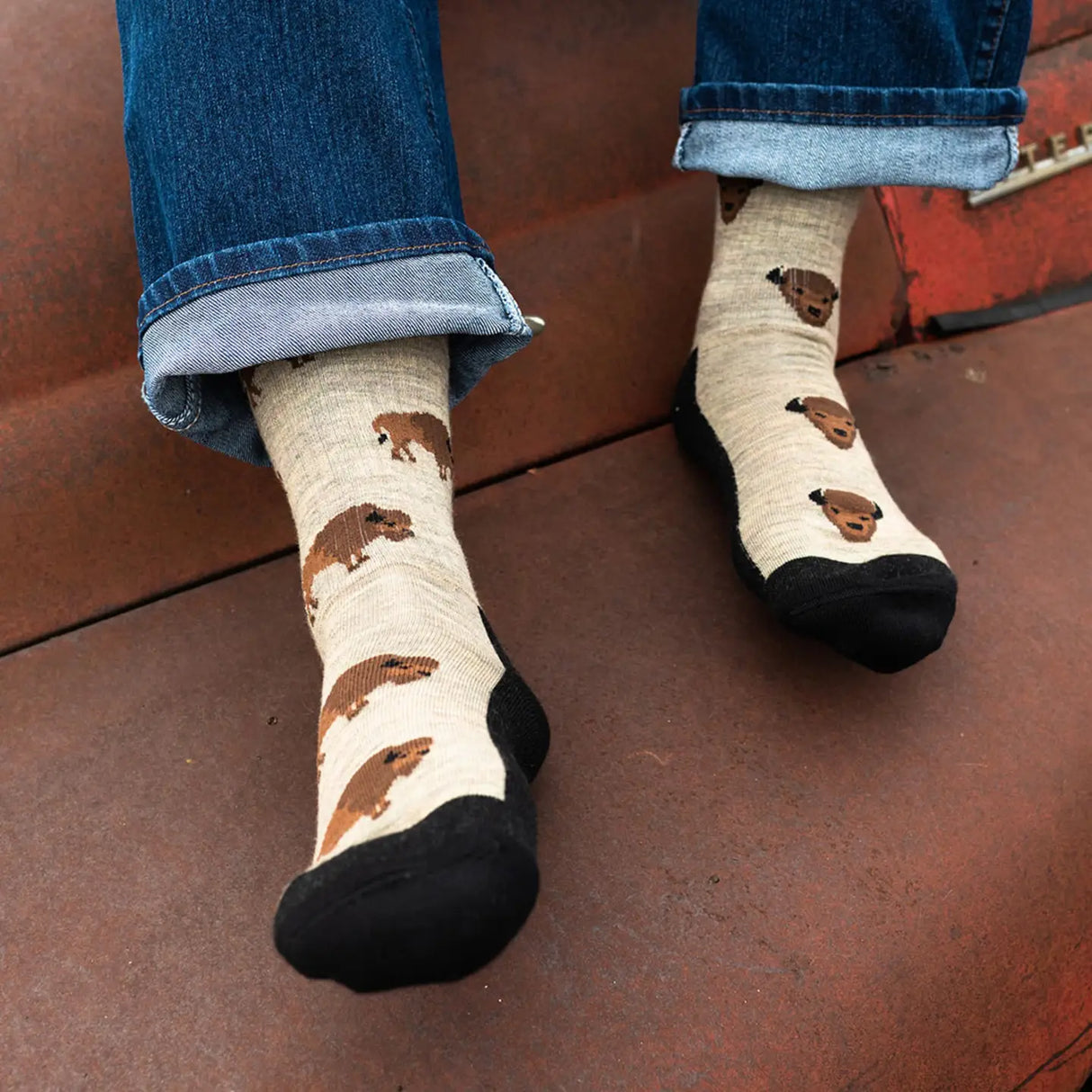 Friday Sock Co. | Men's Bison Merino Wool