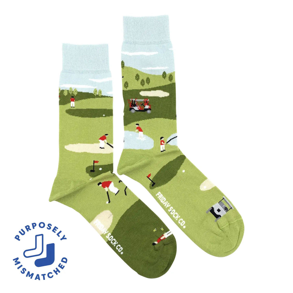Friday Sock Co. | Funny Golf Scene