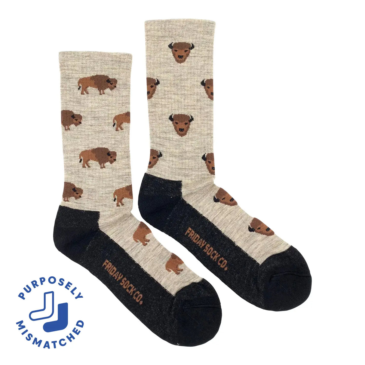 Friday Sock Co. | Men's Bison Merino Wool