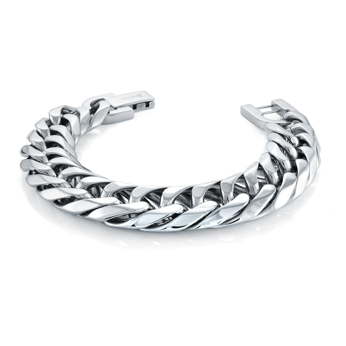 Italgem Steel | S.Steel 20mm Polished Curb-Link 8.5"-Bracelet