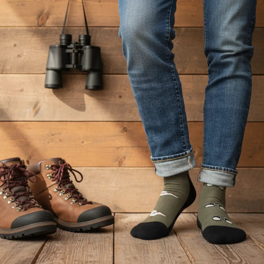 Friday Sock Co. | Men's Bird & Birdwatching Merino Wool