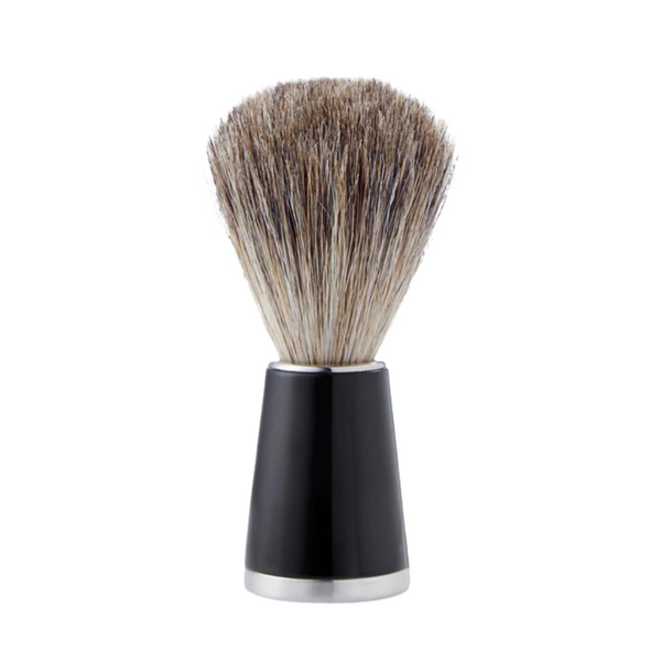 KING'S CROWN | Black Resin Pure Badger Brush