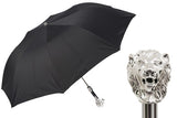 Pasotti Folding Umbrella Silver Lion