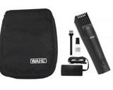 Wahl Cordless Barber Trim clippers with  blade oil, cleaning brush, charging Cable, and Soft Storage Case.  