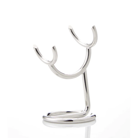 KING'S CROWN | Nickel Badger Stand Angled